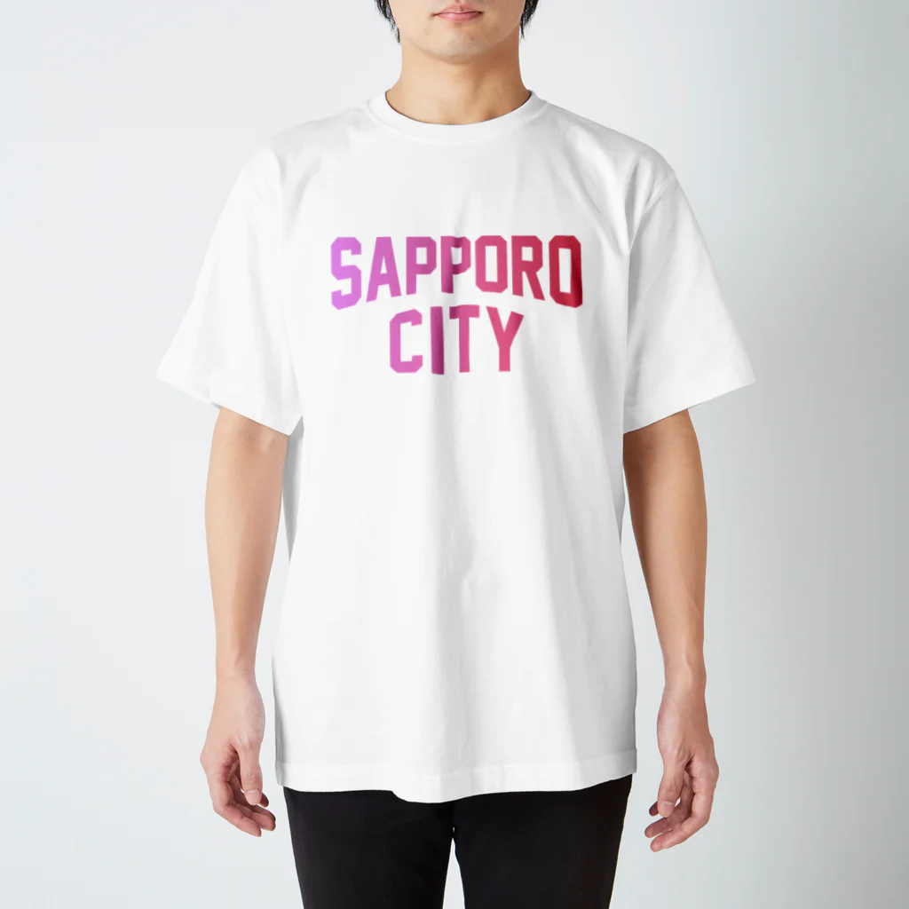 JIMOTO Wear Local Japanの札幌市 SAPPORO CITY スタンダードTシャツ