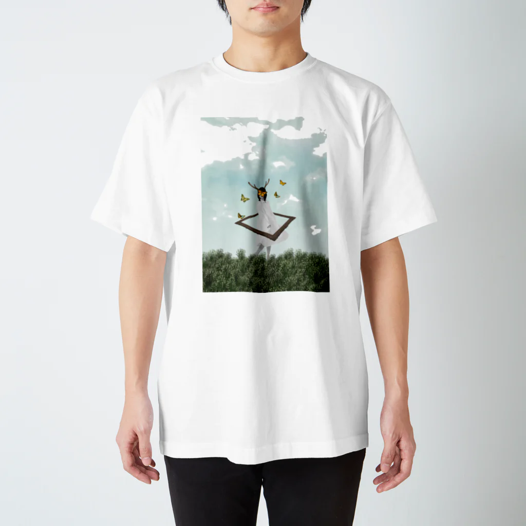 Jackalope Houseのとある鹿人の夢 スタンダードTシャツ