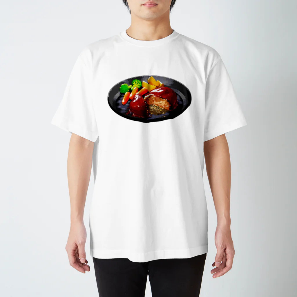 五重 紫兎花のハンバーグ Regular Fit T-Shirt