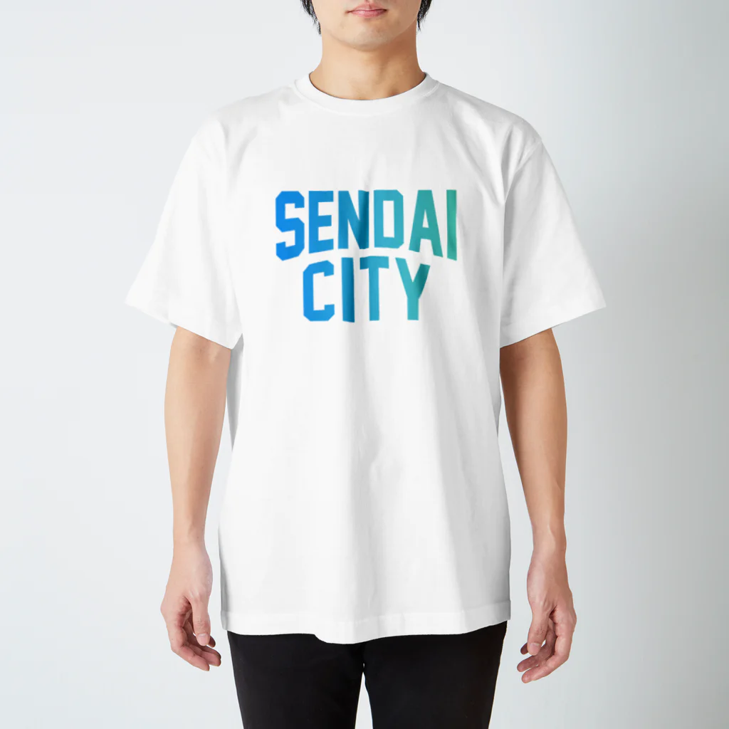 JIMOTO Wear Local Japanの仙台市 SENDAI CITY Regular Fit T-Shirt