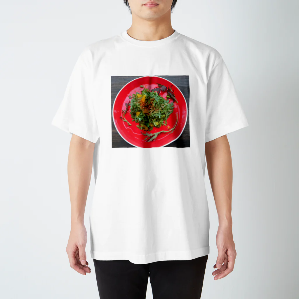 料理するよの春菊とオレンジのサラダ スタンダードTシャツ