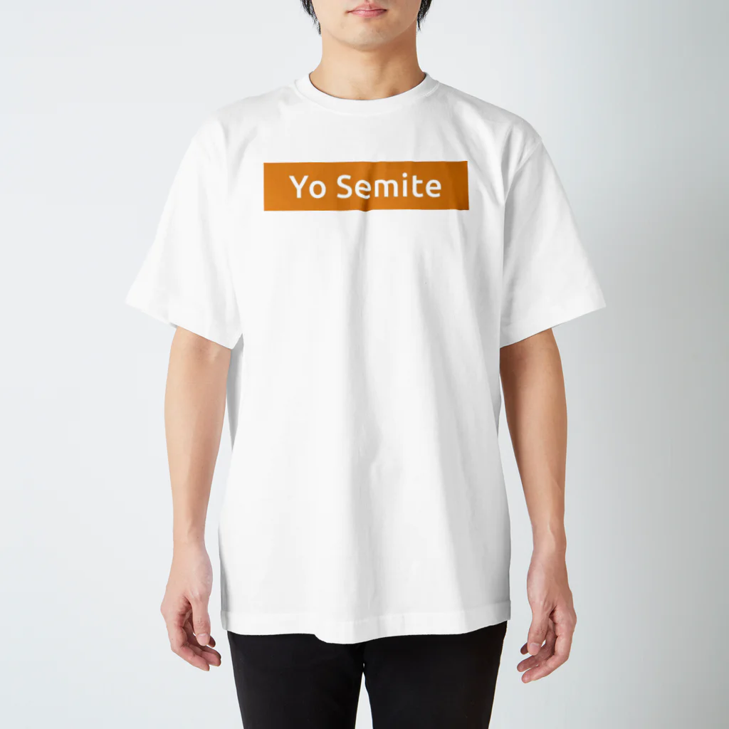 n3hide1982の〓栄町呉服店〓 Yo Semite Tシャツ《オレンジ》 スタンダードTシャツ