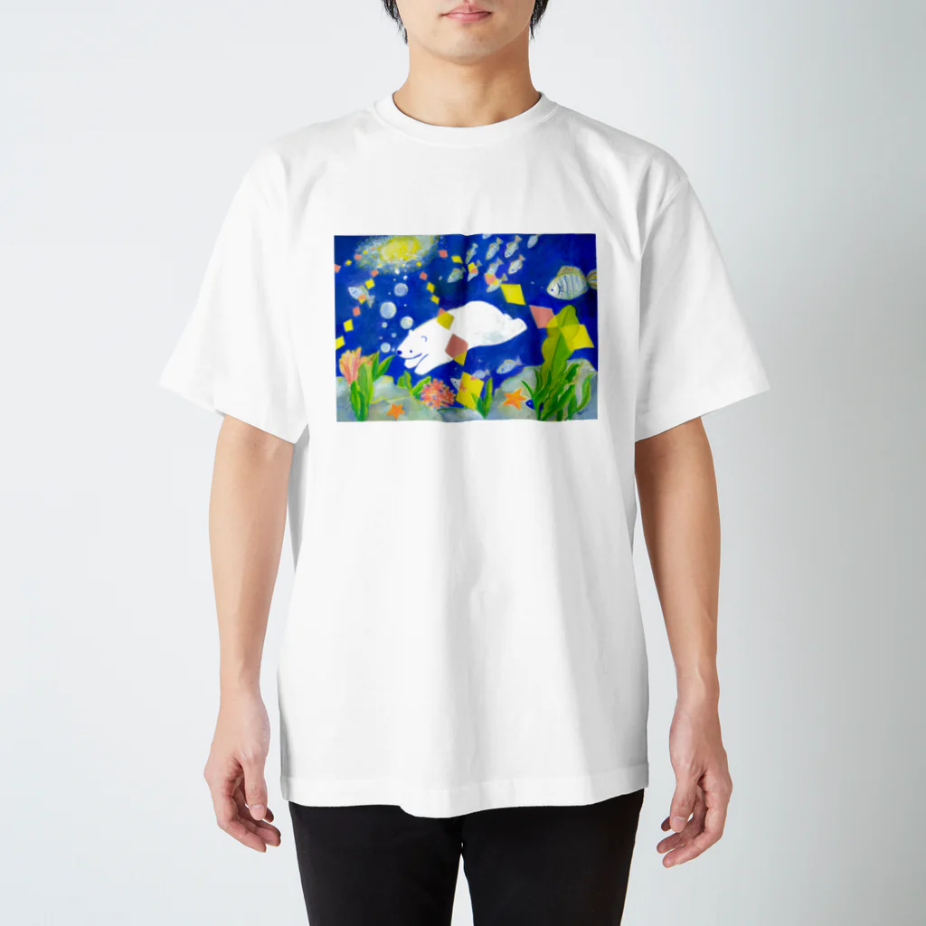 azu.shopの海の中 Regular Fit T-Shirt