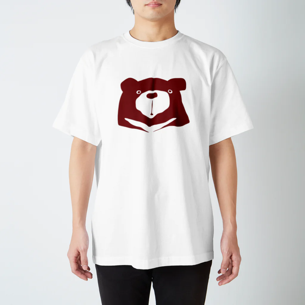 クマバチのMaroon Regular Fit T-Shirt