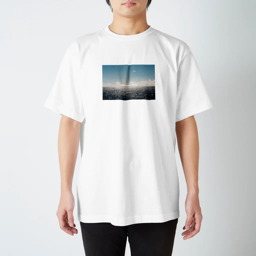 OGASWARA Islandのおがさわら丸から見た海と空 スタンダードTシャツ