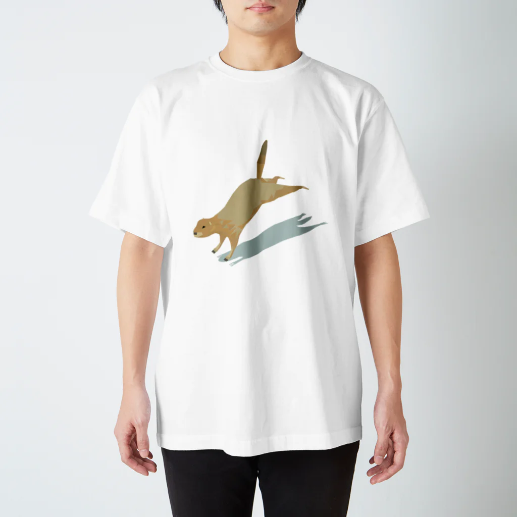 Animal Fidget Spinnerのホッキョクジリス【AFS】 Regular Fit T-Shirt