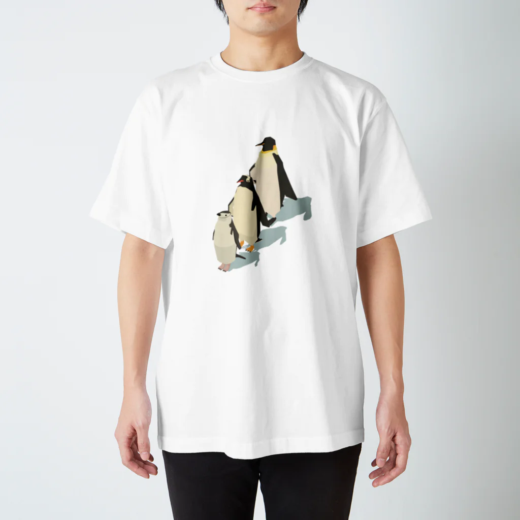 Animal Fidget Spinnerのペンギン3人組【AFS】 Regular Fit T-Shirt