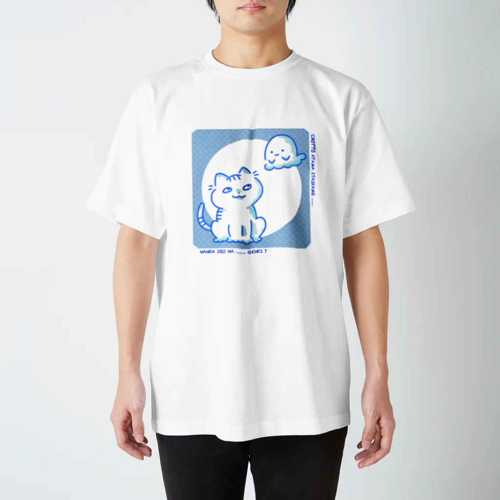 hnmrのみえてしまうにゃんこ スタンダードTシャツ