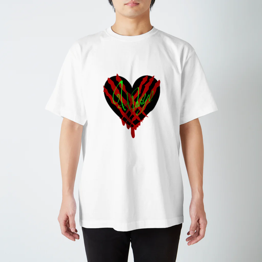 H−DarylのHeart Blake スタンダードTシャツ