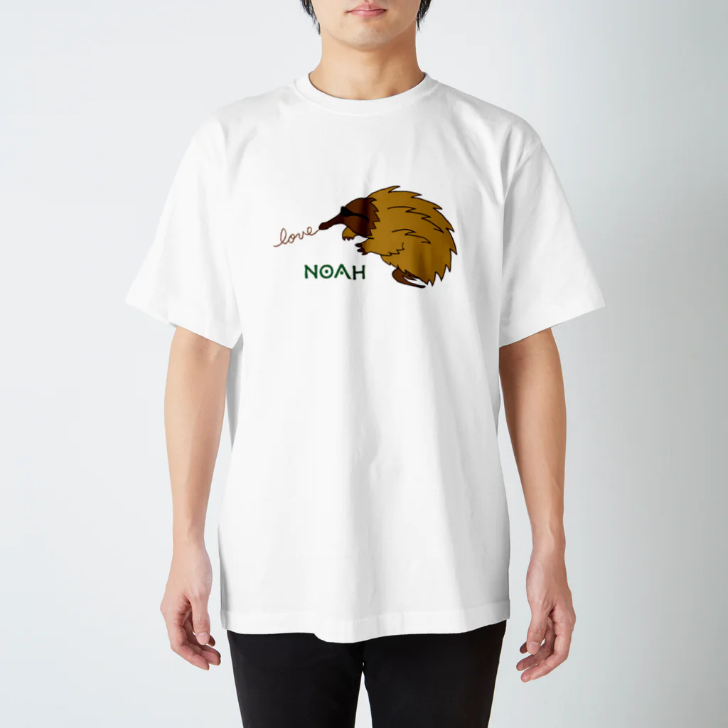noah-shopのハリモグラ with サングラス Regular Fit T-Shirt