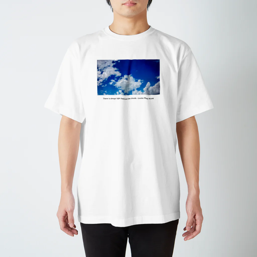 - K A G A M I -の雲の向こうには、いつも青空。 スタンダードTシャツ