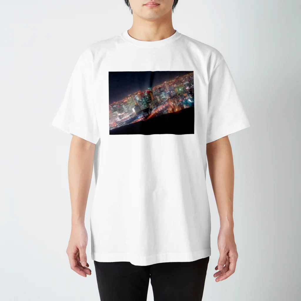 ゆきまるんのお店の夜景 スタンダードTシャツ