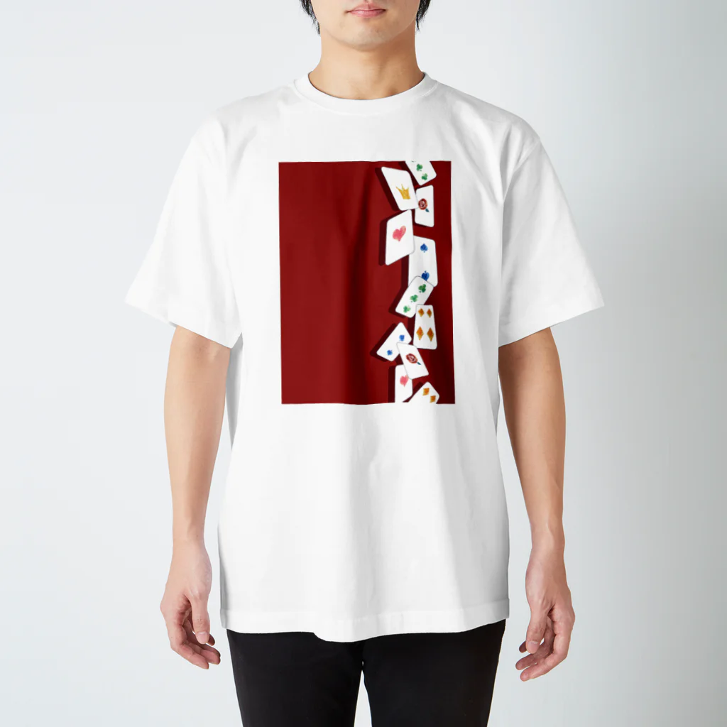 NEELAのトランプ柄 Regular Fit T-Shirt