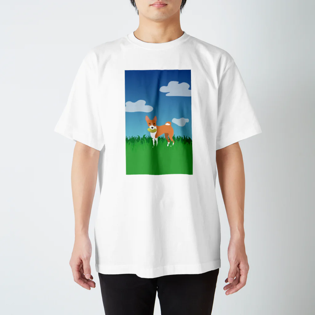 ふうふうたかのバセンジー スタンダードTシャツ