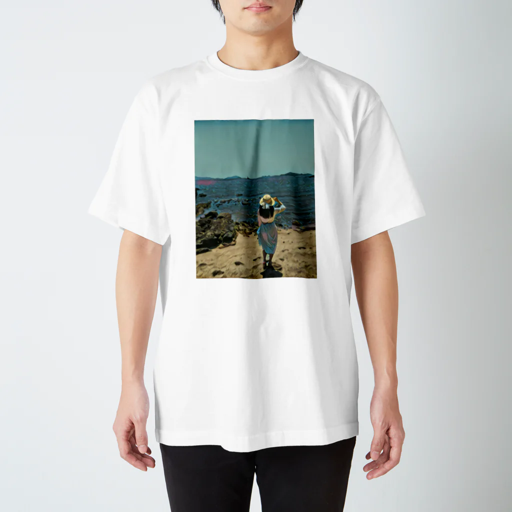 simple_NのSea girl スタンダードTシャツ