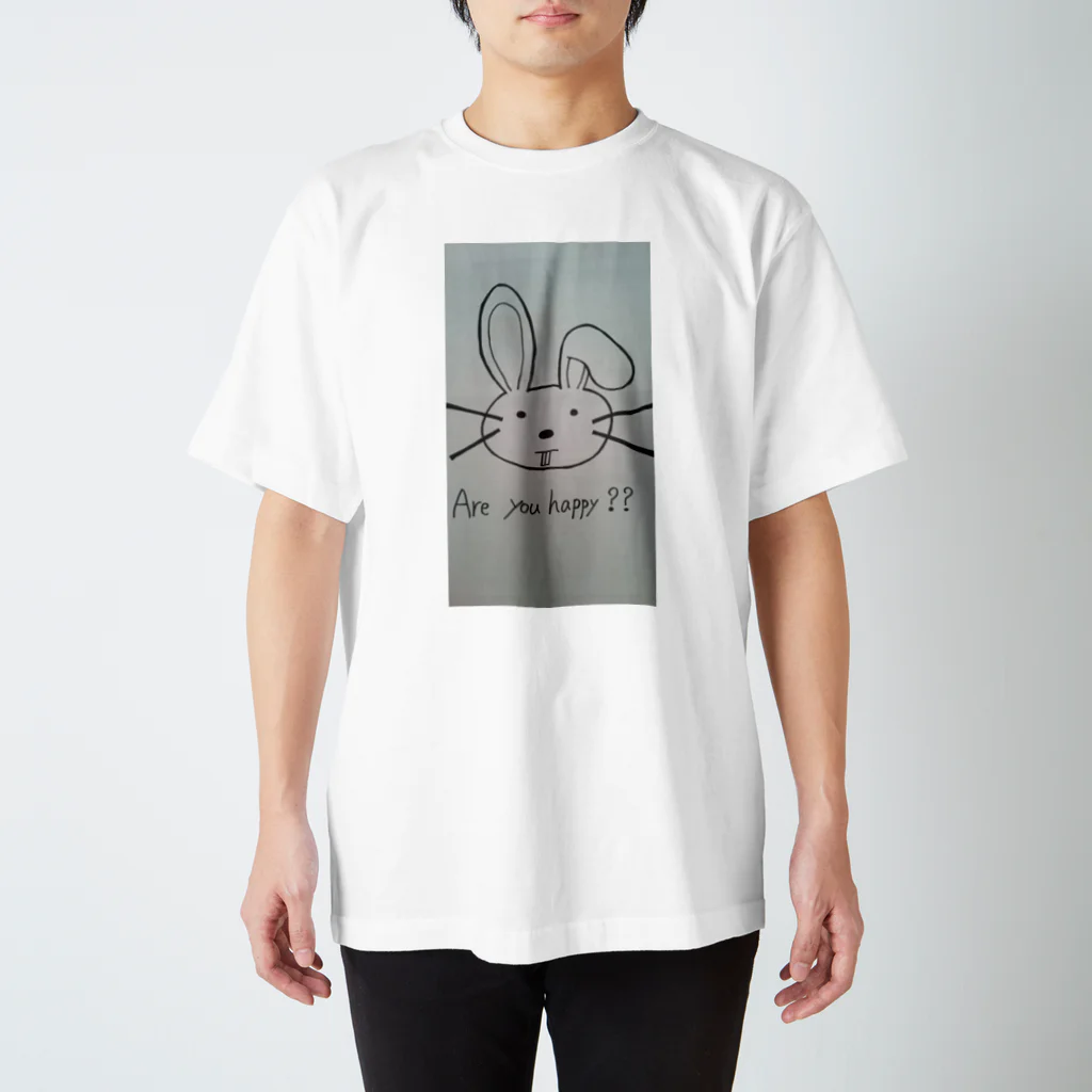 アゲハ蝶のたれみみうさぎ スタンダードTシャツ