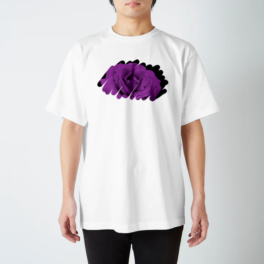 のゆきのしゃしーんのむらさき色 Regular Fit T-Shirt