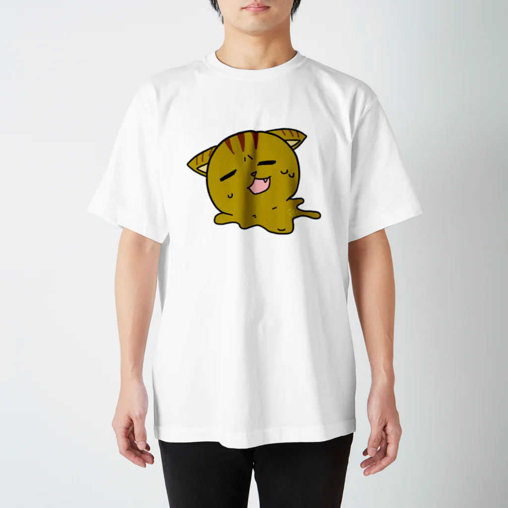 はちよんごのとけるとらねこ スタンダードTシャツ