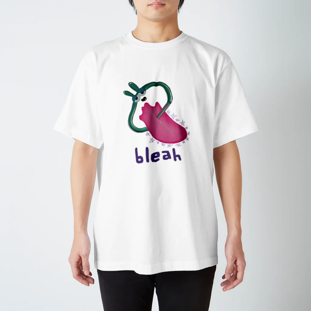 Qleepy2828のbleah👅 スタンダードTシャツ