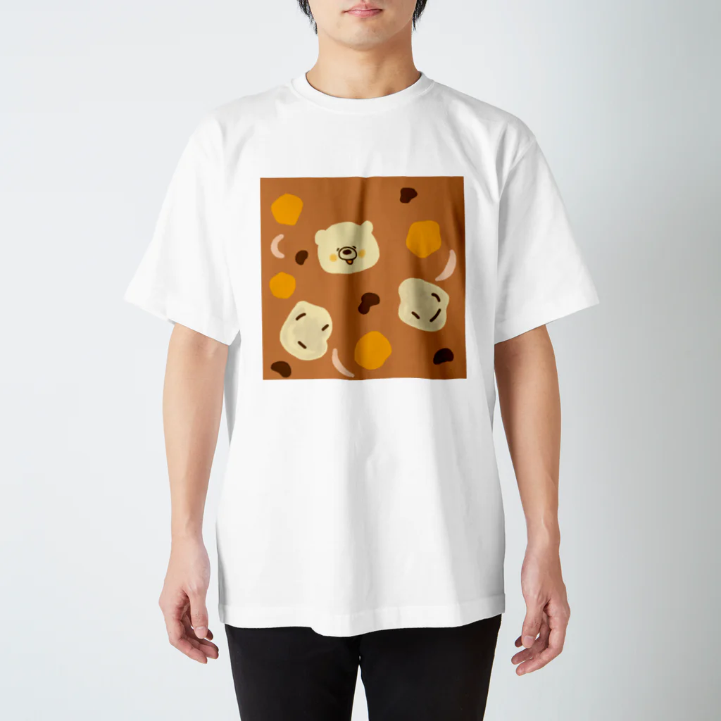 cocomarinのぽてくま＊カレーにかくれんぼ＊ Regular Fit T-Shirt