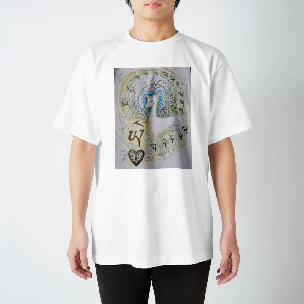 rokokoのパワーアニマル 鹿 Regular Fit T-Shirt