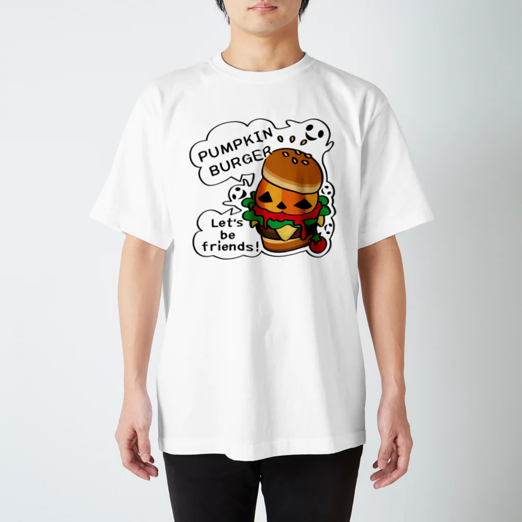 イラスト MONYAAT のGz かぼちゃバーガーA Regular Fit T-Shirt