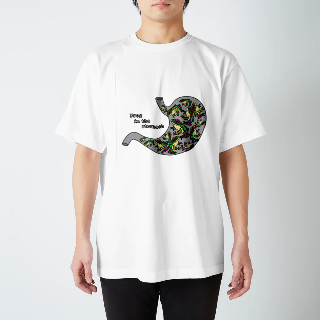 しめ鯖ライクのfrog in The stomach スタンダードTシャツ