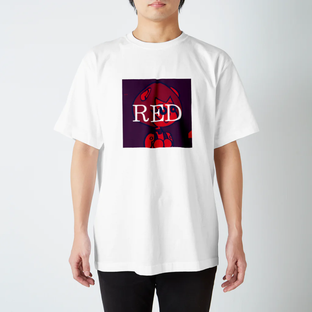 赤い目の少女のRED Tシャツ スタンダードTシャツ