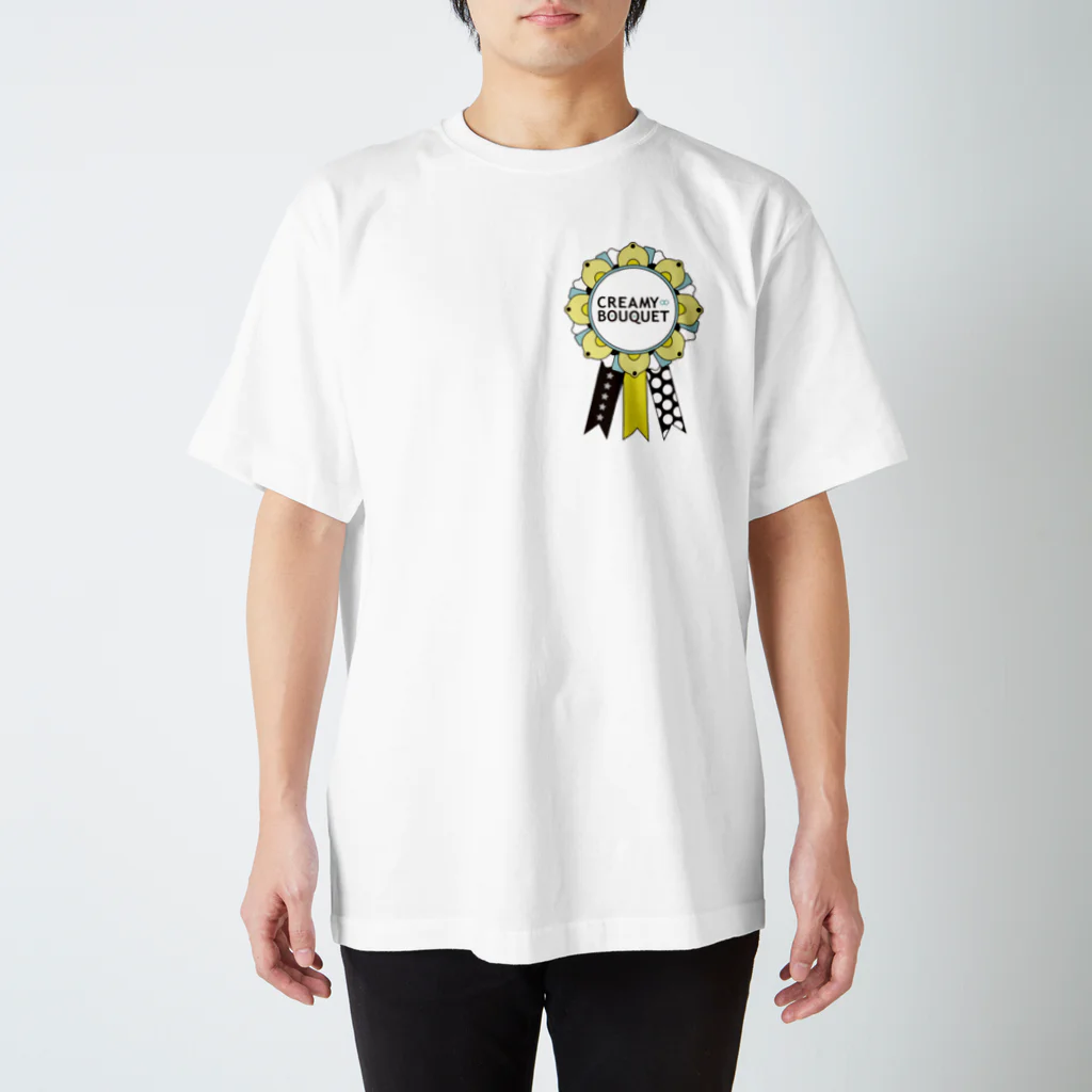 CREAMYBOUQUET WEBSHOPのROSETTO_YELLOW スタンダードTシャツ