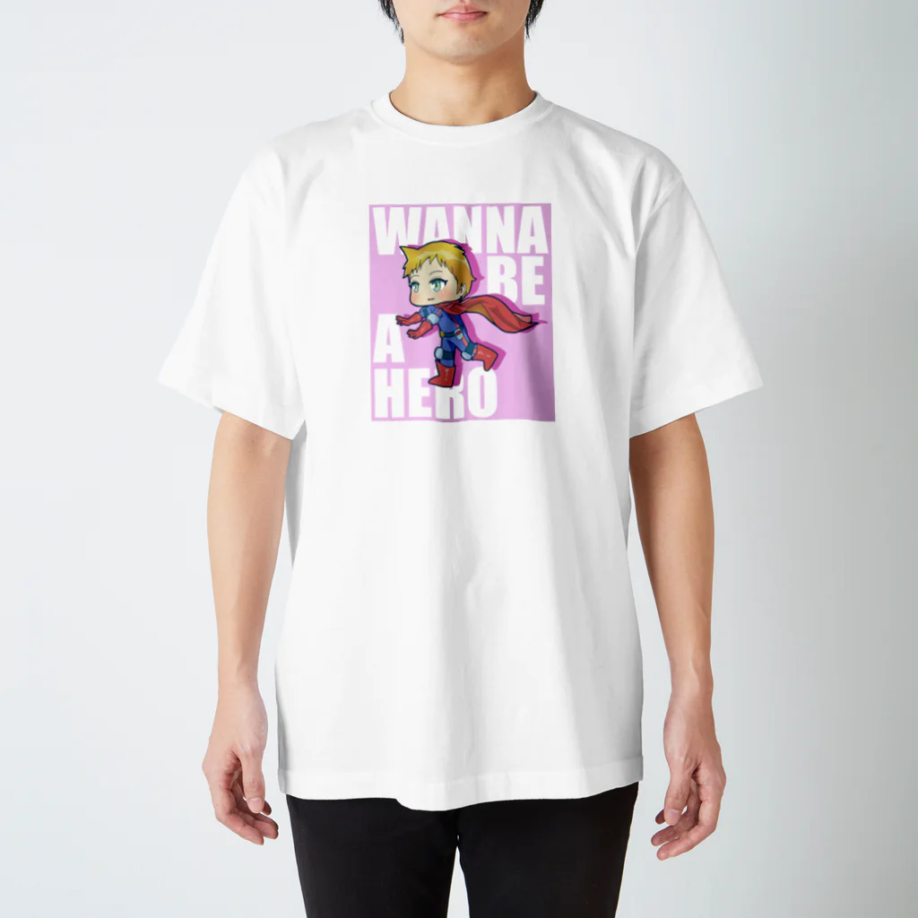 さぴたのヒーローになりたいマットくん スタンダードTシャツ