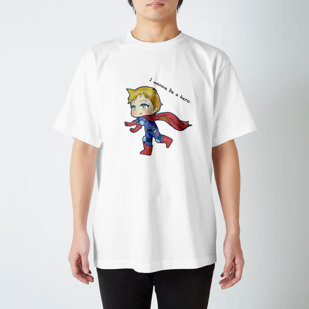 さぴたのヒーローになりたいマットくん スタンダードTシャツ