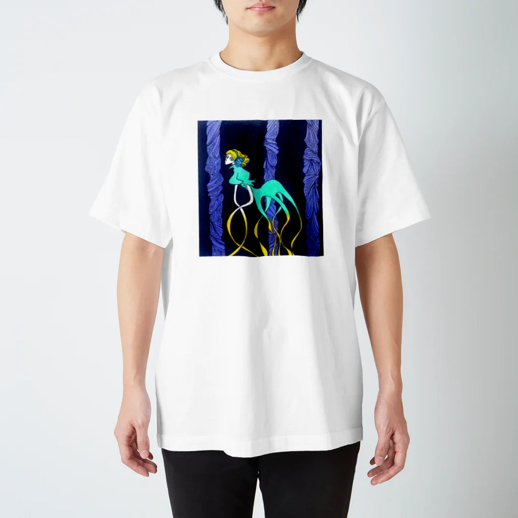 albatross_paradeの深窓の令嬢 スタンダードTシャツ