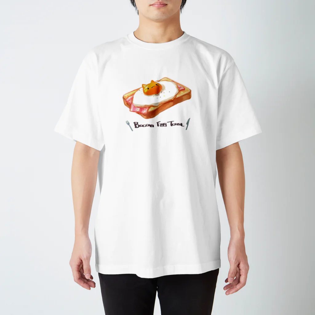 すざく君の家のねこトースト Regular Fit T-Shirt