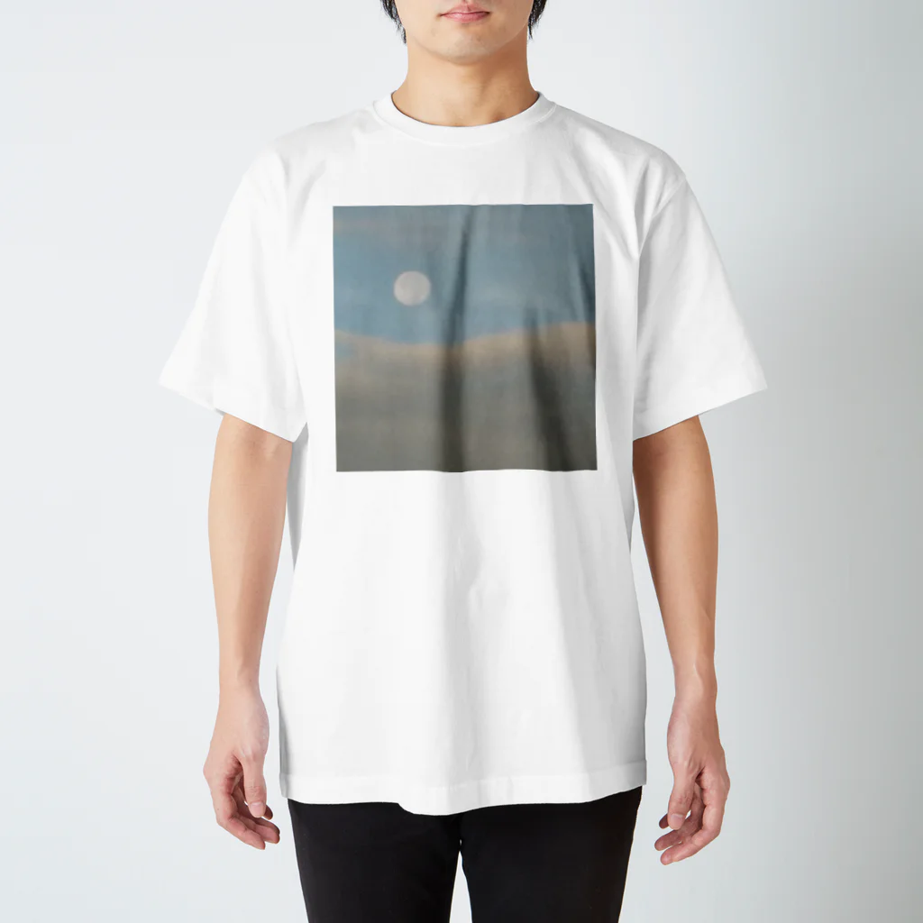 satoharuの朝方の月 Regular Fit T-Shirt