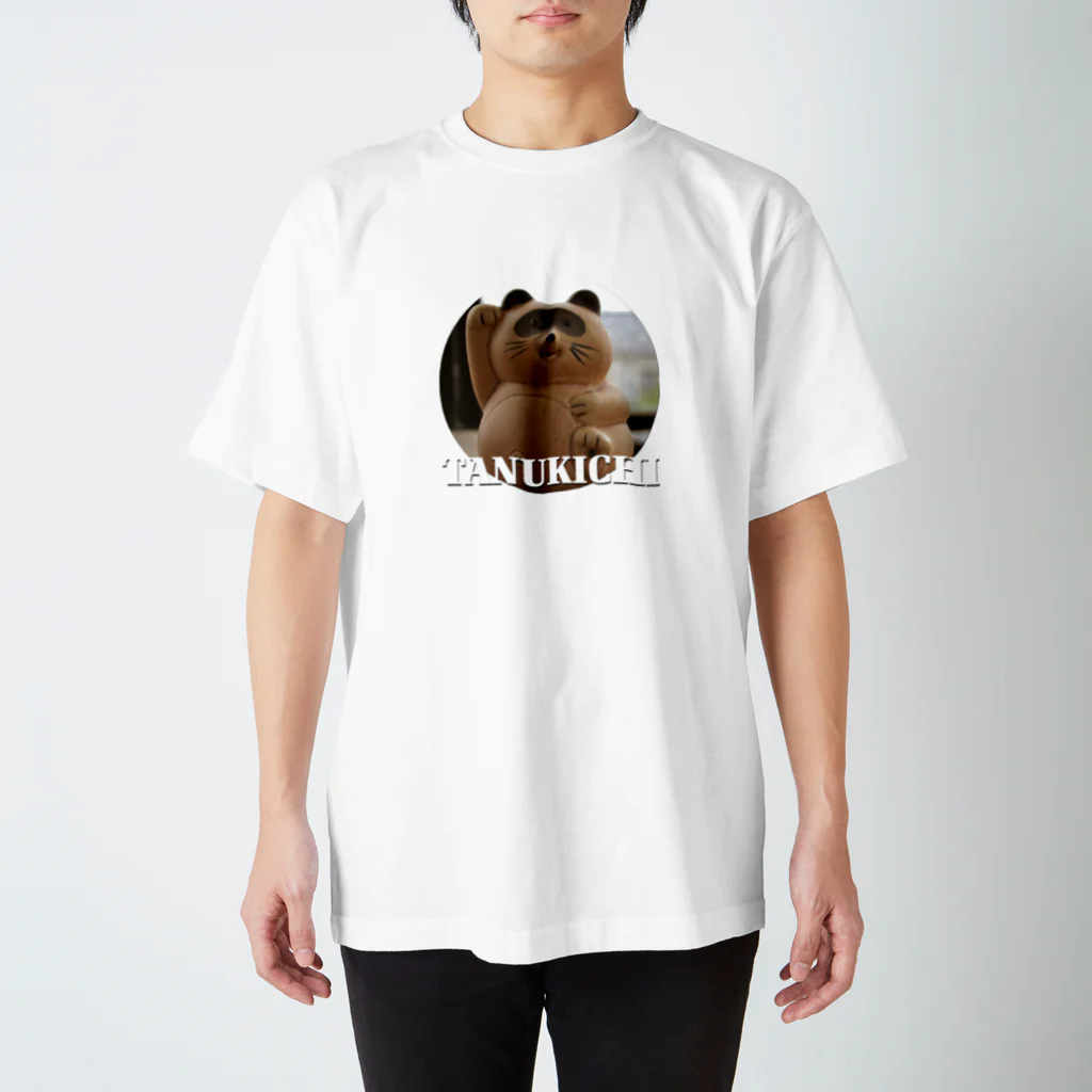 TANUKICHIのおへそばってんTANUKICHI君 スタンダードTシャツ