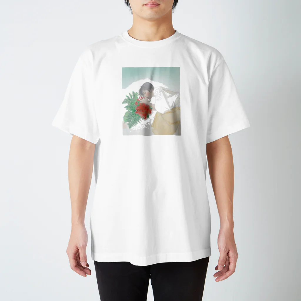 こっこさんのお店のダンサーシリーズ　1 「花の香り」 Regular Fit T-Shirt