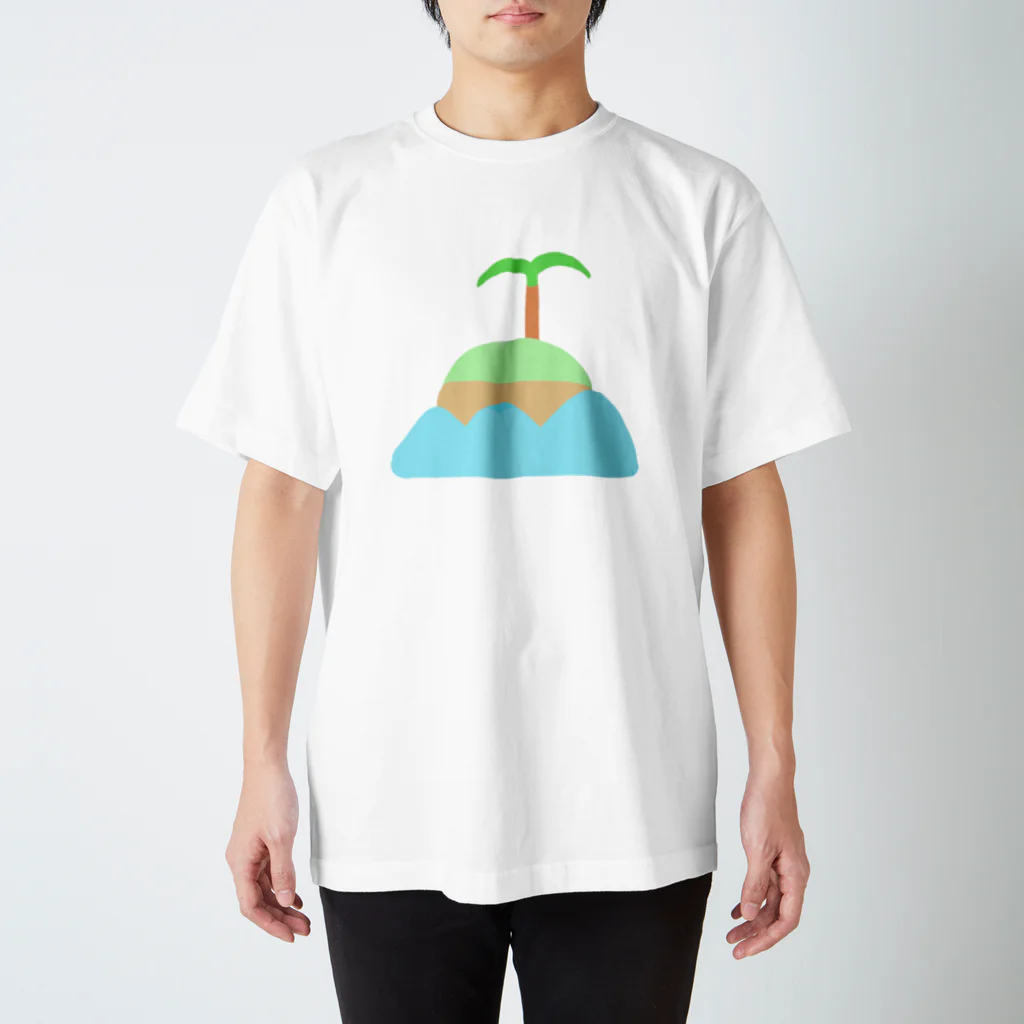 ユウザキのグッズのやつ。の島-Island Regular Fit T-Shirt