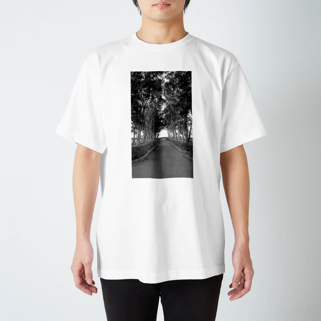 Ngorongoro＊Pixelのモノトーンの森 スタンダードTシャツ