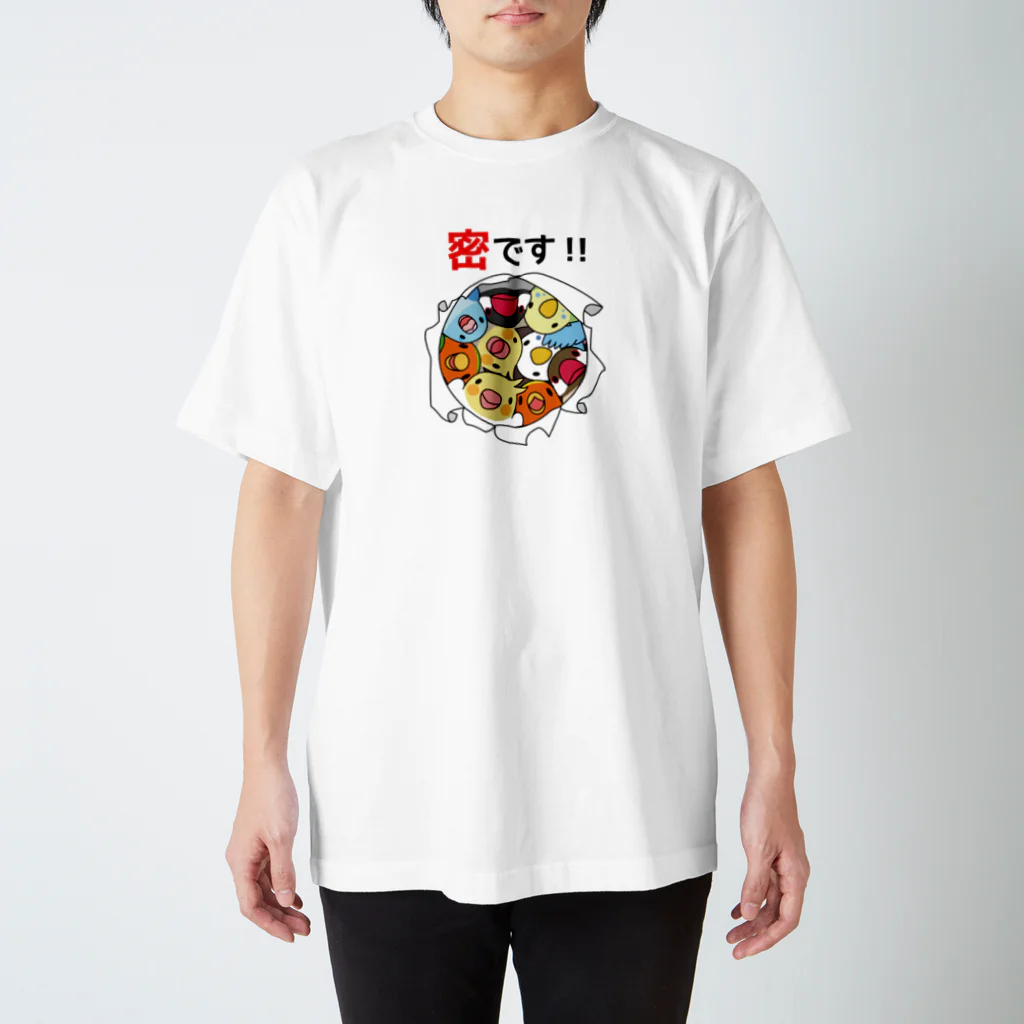 まめるりはことりの密です！鳥まみれ3密【まめるりはことり】 Regular Fit T-Shirt