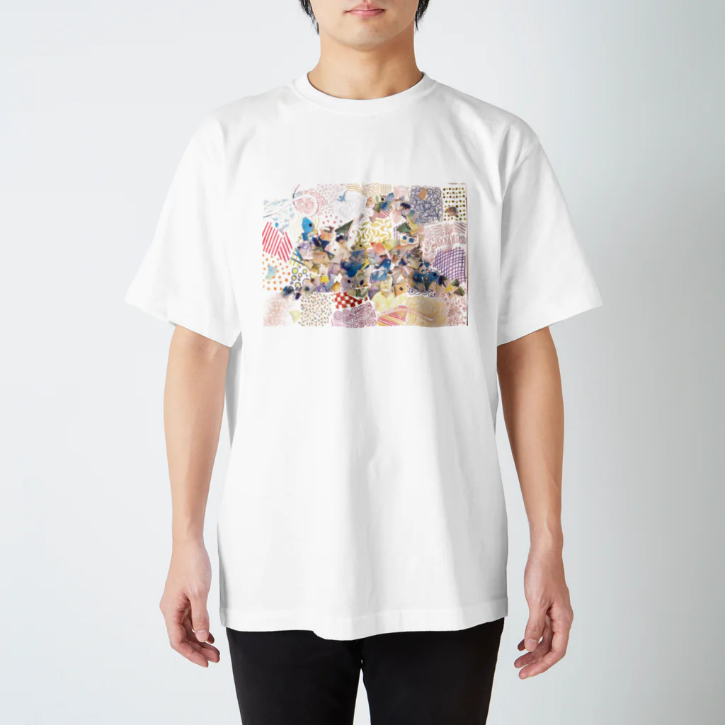 ずっとまとの猫の夢 Regular Fit T-Shirt