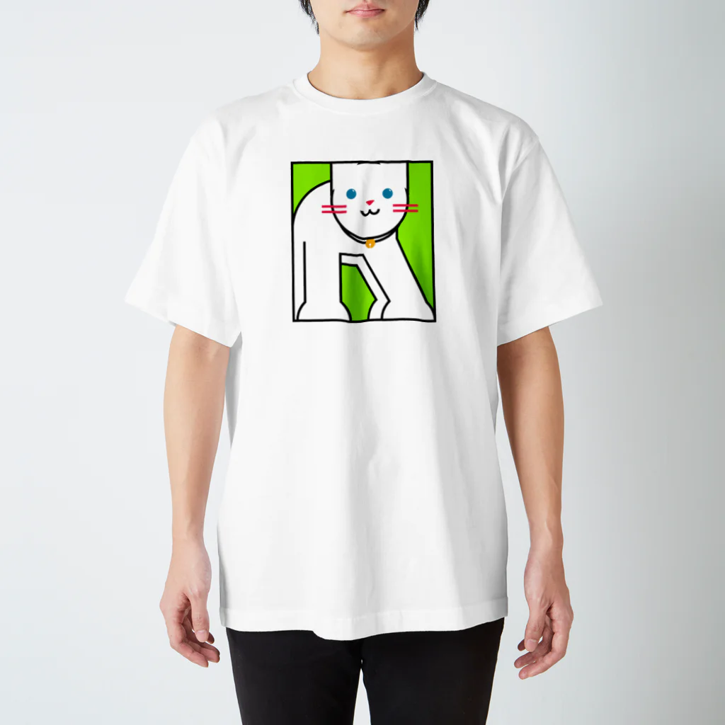 自信課長！の猫用口 Regular Fit T-Shirt