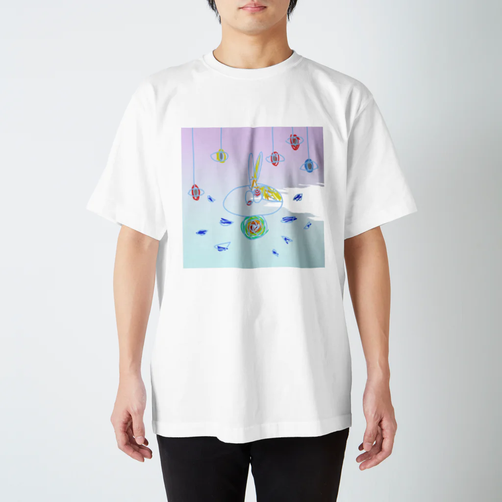 nanaの気にしちゃううさーびー スタンダードTシャツ