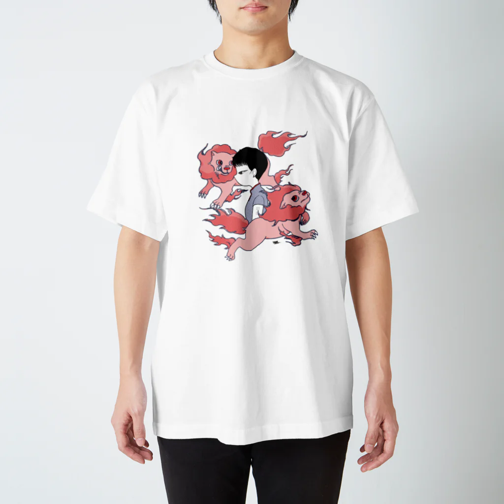 ta1213の獅子座の女Tシャツ スタンダードTシャツ