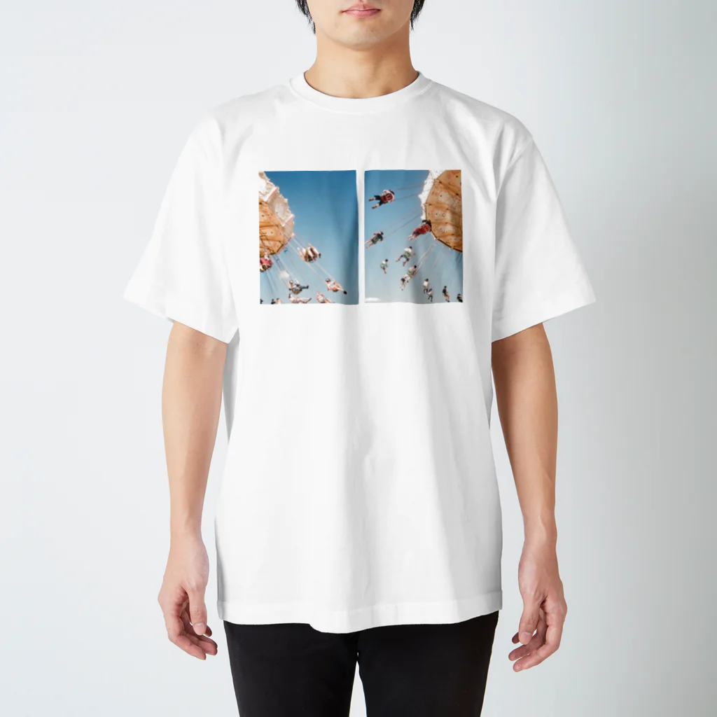 EndofNovemberの空中ブランコWhite（フィルム写真） スタンダードTシャツ