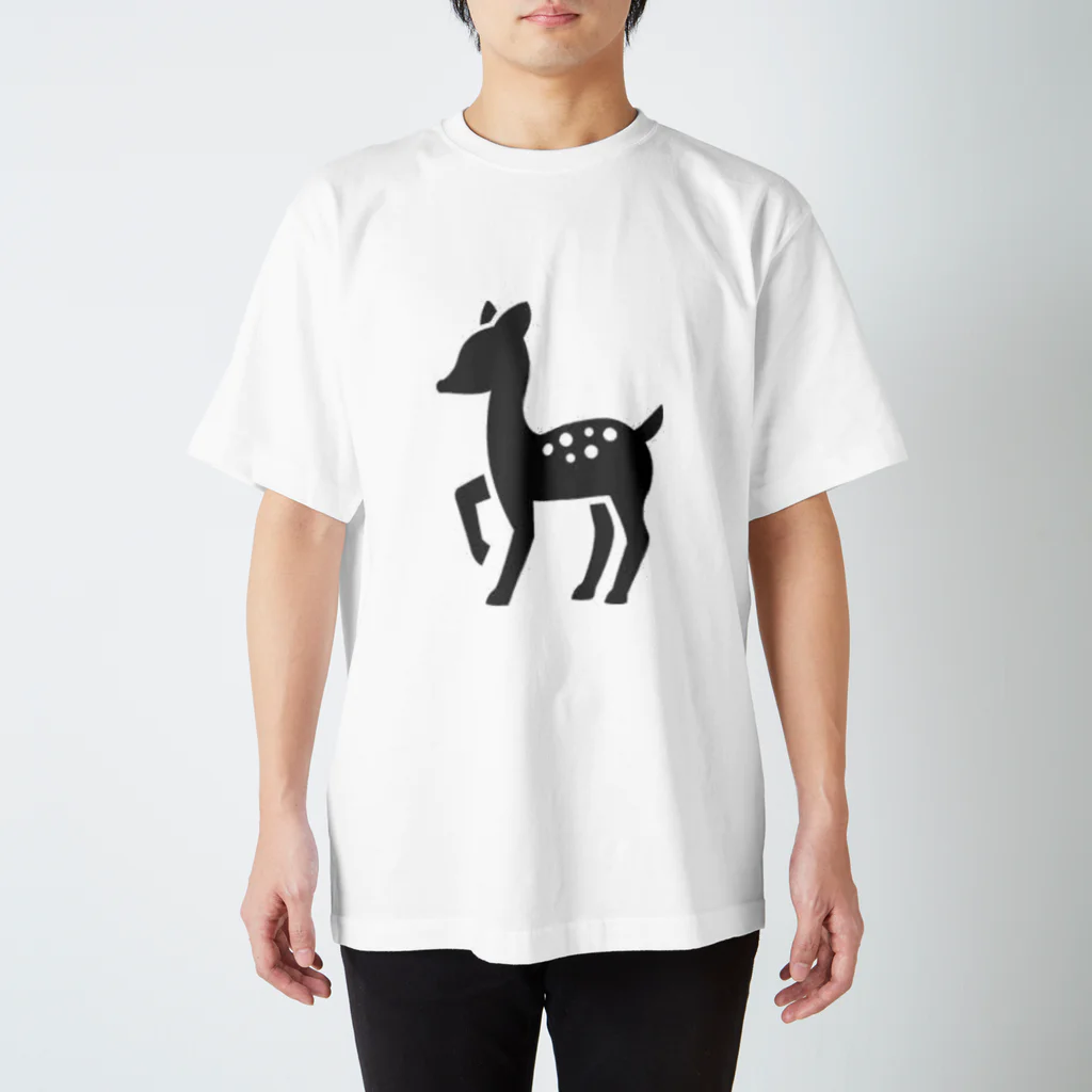 Bambi618421の黒いBambi Regular Fit T-Shirt