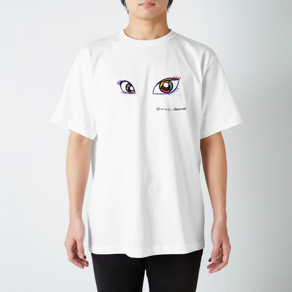 Maika Loubté　公式ショップの【Maika Loubté×Wisut Ponnimit 】ホワイト Regular Fit T-Shirt