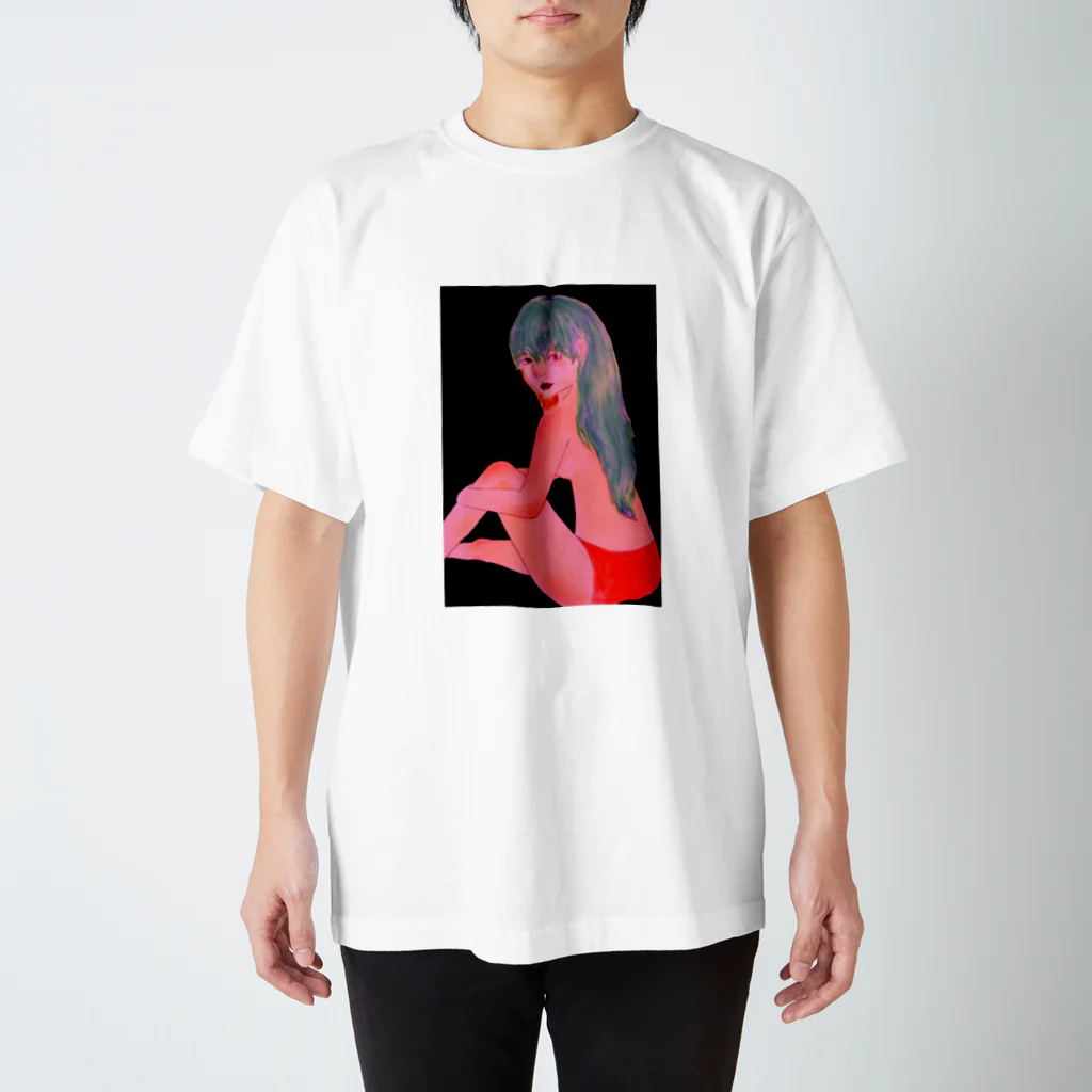 豆大福ショップの青髪の女の子 Regular Fit T-Shirt