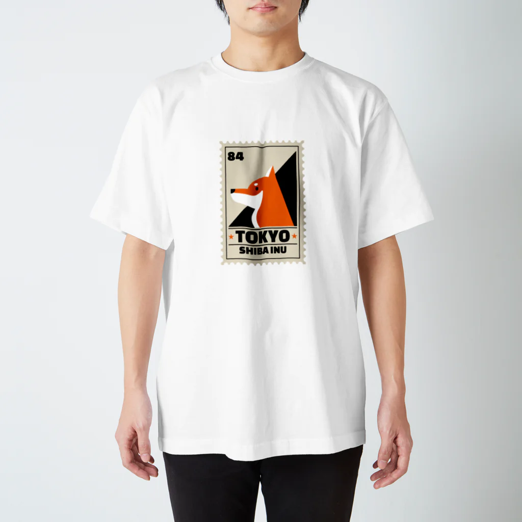 東京奮起させるの柴犬 東京 Regular Fit T-Shirt