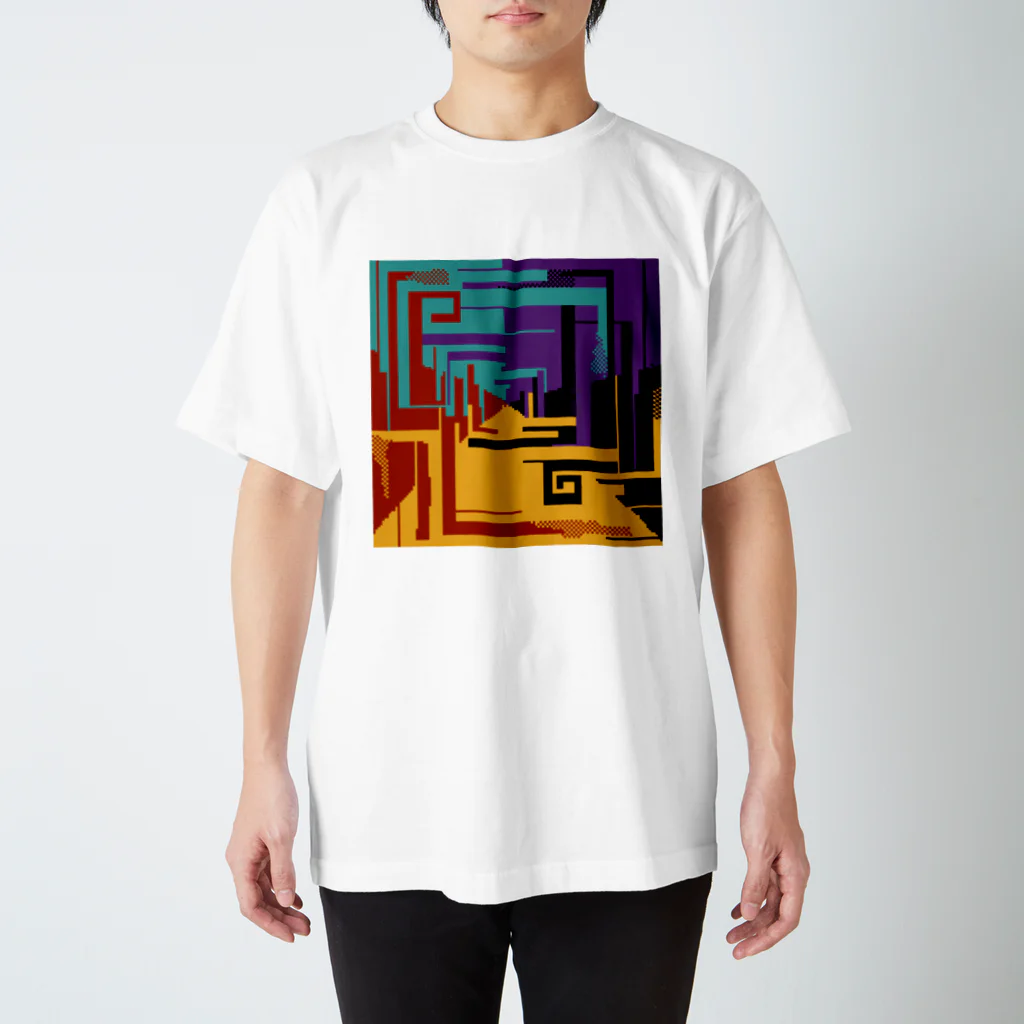 つつみひとみの混ざりかけの五色ドット スタンダードTシャツ