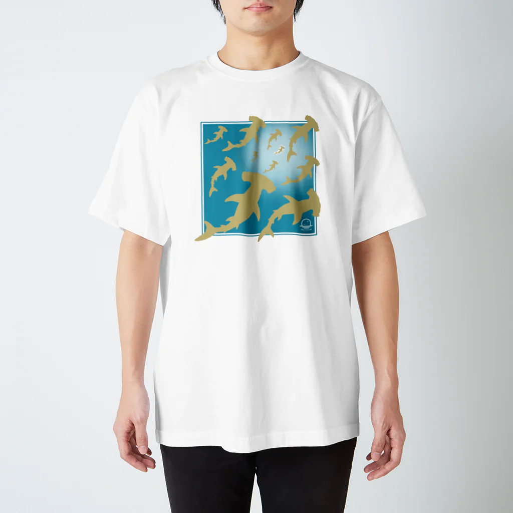 Blue Ocean Artのハンマーヘッド スタンダードTシャツ